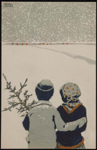 Carrying the Christmas tree, from the series Christmas pictures