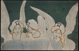 Three angels, from the series Christmas pictures