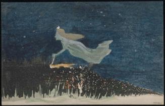 Flying angel, from the series Christmas pictures