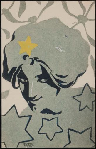 Woman with yellow star, from the series Christmas pictures