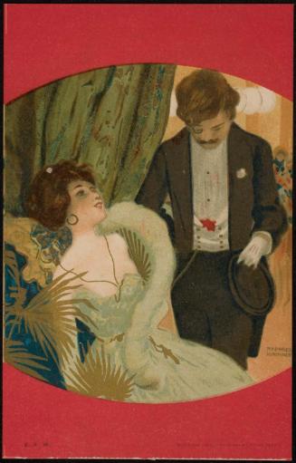 All dressed up, from the series Couples Between Red Borders