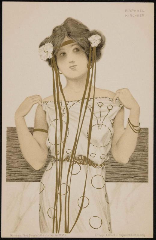 Baring her shoulders, from the series Greek Virgins