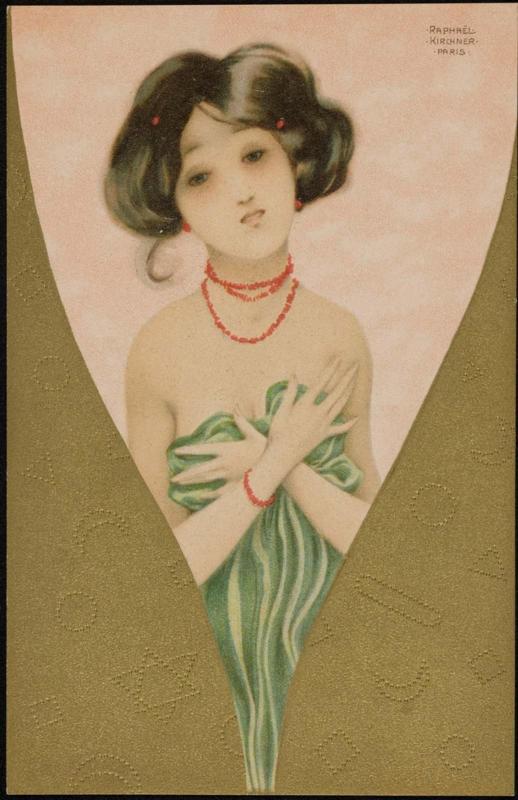 Woman with red jewlery, from the series Jewelry