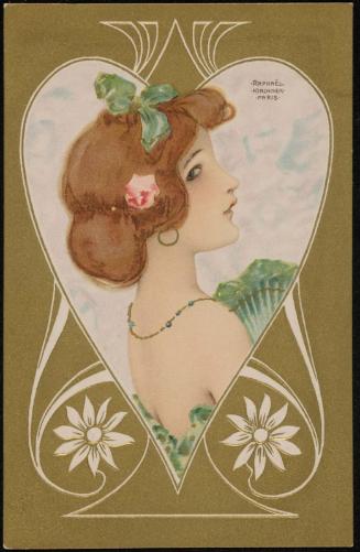 Woman with a green necklace, from the series Jewelry