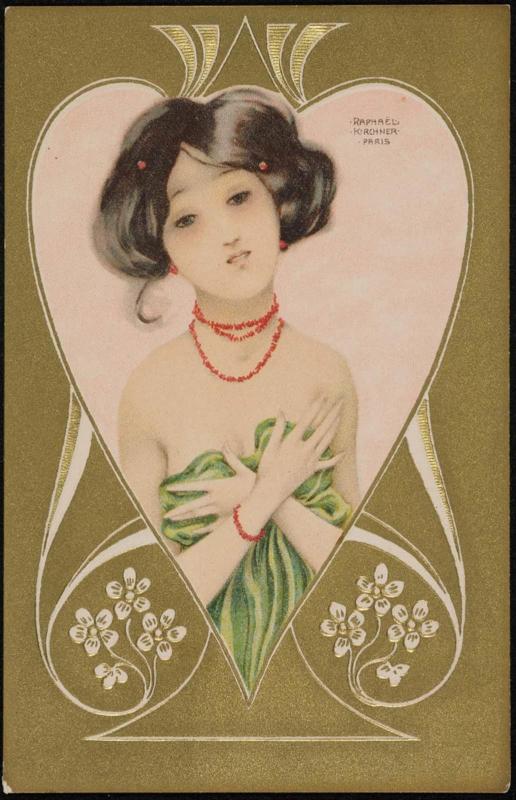 Woman with red jewlery, from the series Jewelry
