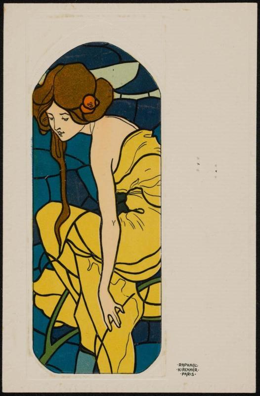 Yellow dress, from the series Art Windows