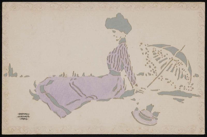 Woman sun-bathing