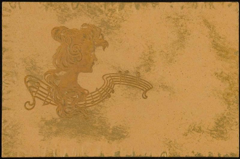 Yellow bronze musical bar, from the series Artistic Bronzes