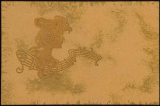 Yellow bronze musical bar, from the series Artistic Bronzes