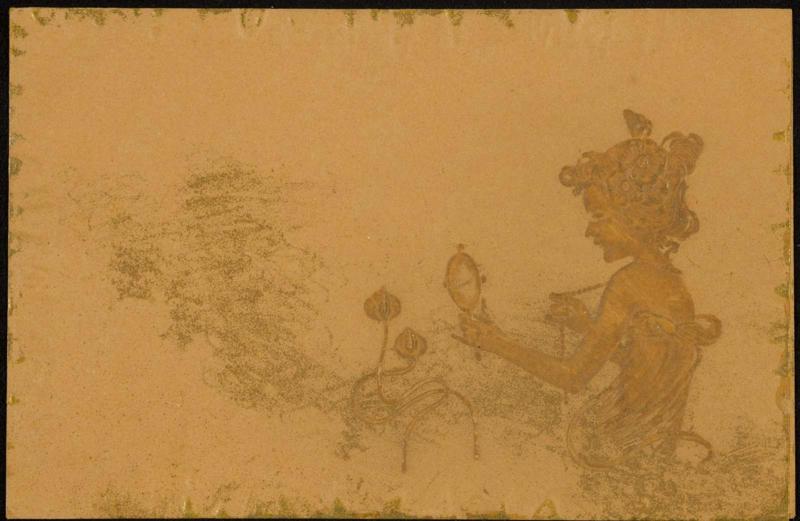 Yellow bronze mirror, from the series Artistic Bronzes