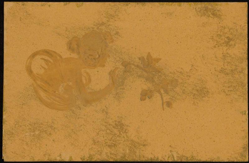 Yellow bronze smelling flower, from the series Artistic Bronzes