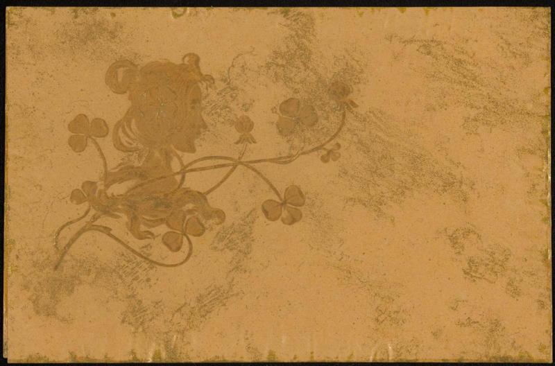 Yellow bronze clovers, from the series Artistic Bronzes