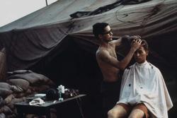 Haircut, Camp Evans, Vietnam