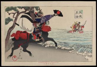 Atsumori and Kumagai, from an album of warriors