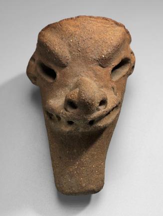 Effigy support from pottery vessel