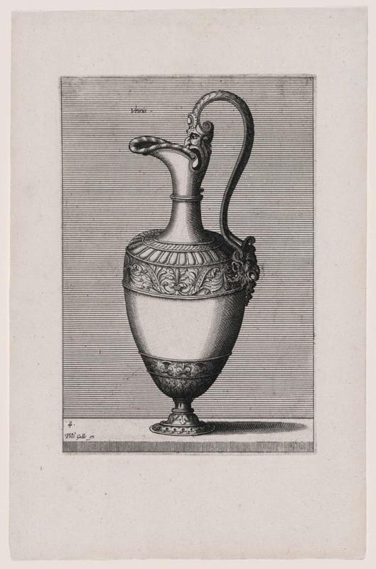 Ornate Vessel with Grotesque Figures