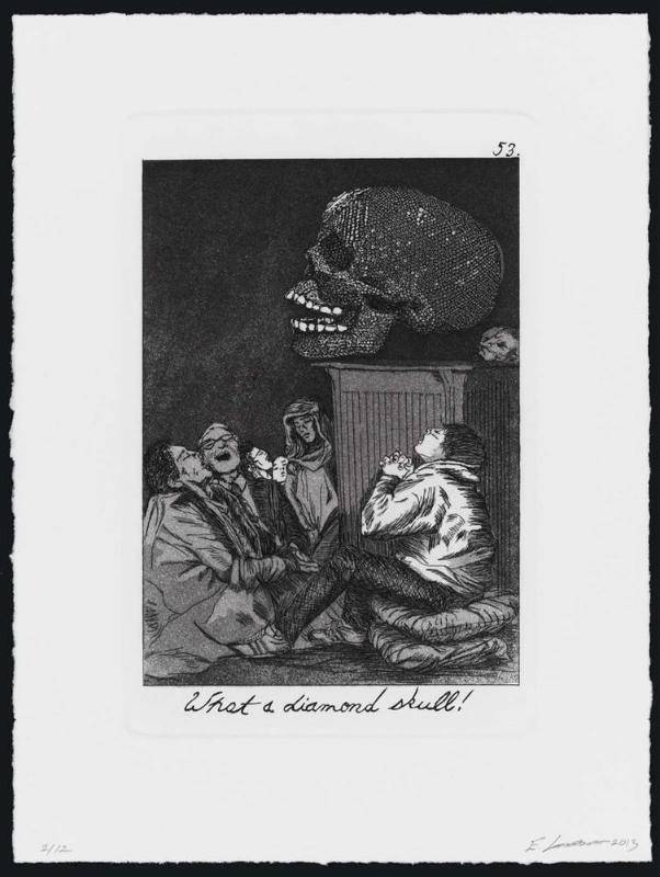 The Caprichos 53: What a diamond skull!