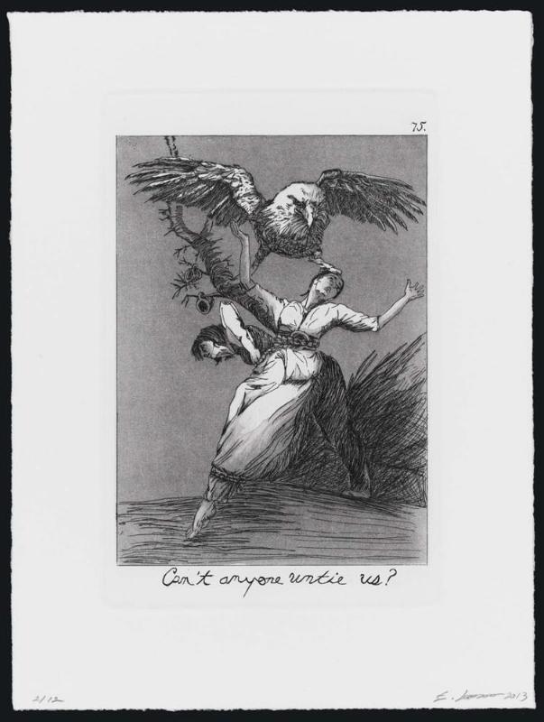 The Caprichos 75: Can't anyone untie us?