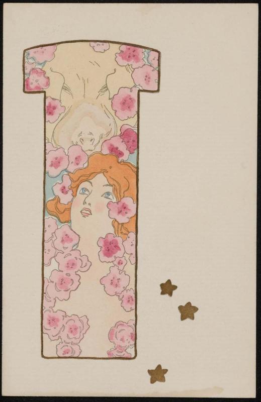 Flowers and stars, from the series Girls posing with pigs