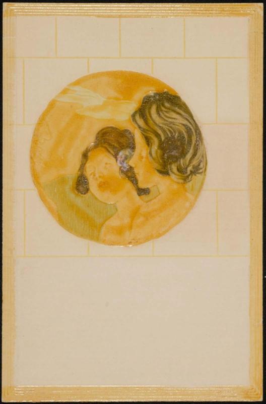 Two childrens busts, from the series Akropolis