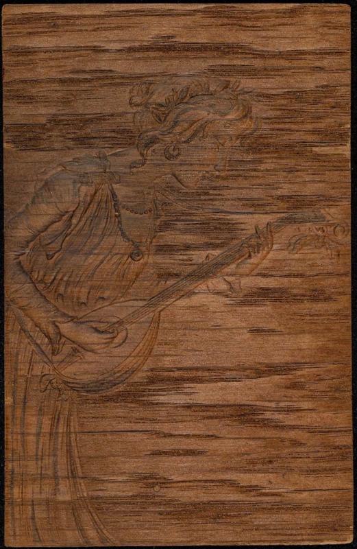 Woman with a rebeck, from the series Girls with ancient musical instruments