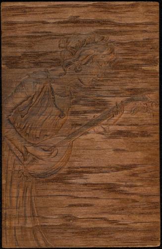 Woman with a rebeck, from the series Girls with ancient musical instruments