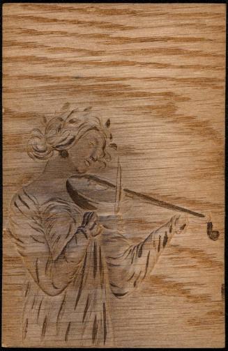 Woman with a mandola, from the series Girls with ancient musical instruments
