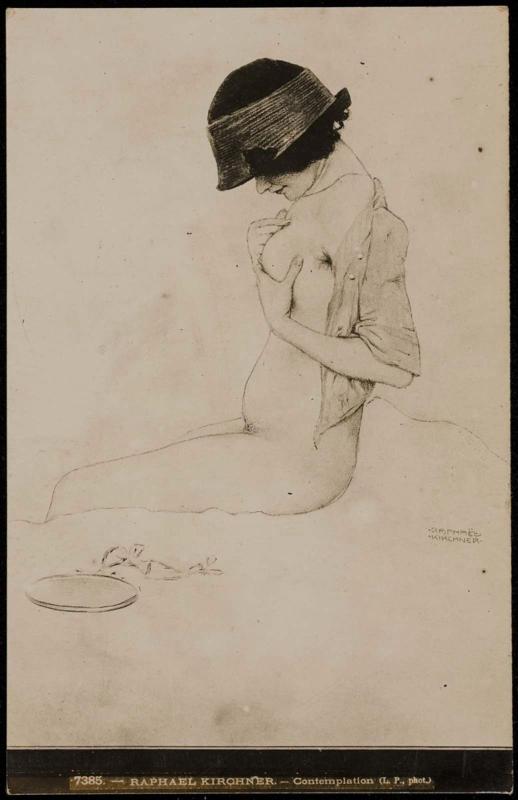 Contemplation, from the series Kirchner's erotic pictures