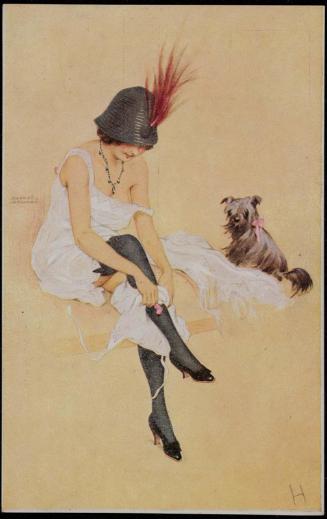 Riquette and her Dog