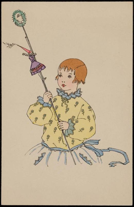 Child with a toy