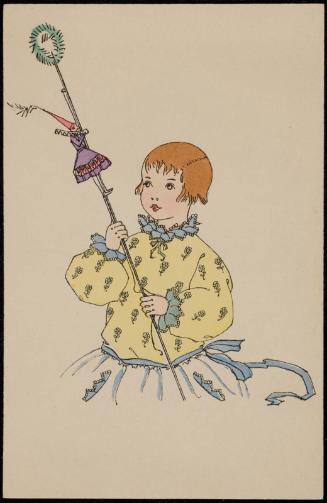 Child with a toy