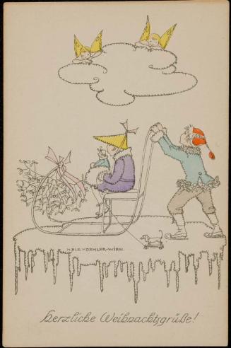 Pushing a sleigh