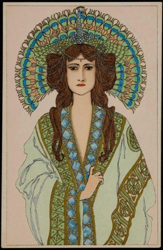 Peacock headdress