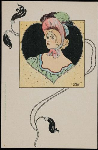 Woman wearing a bonnet, from the series Sirens and Circe
