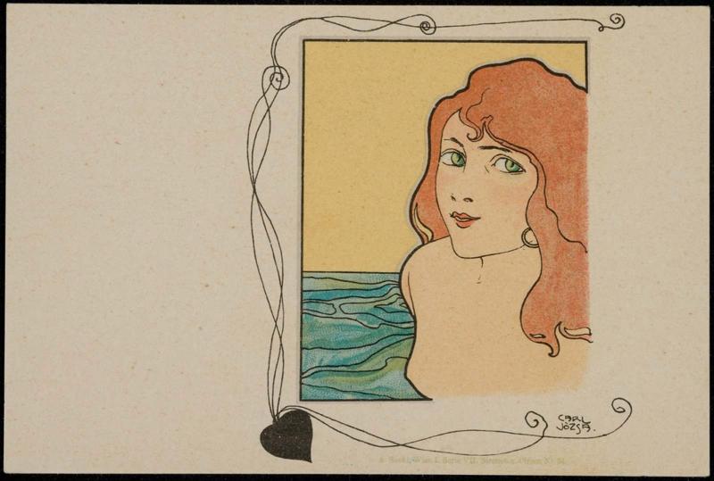 Siren with red hair, from the series Sirens and Circe
