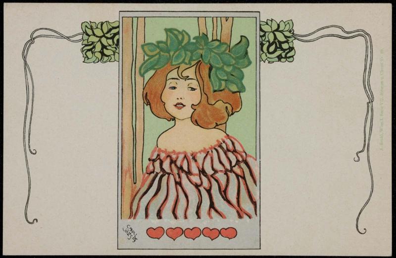 Woman with a crown of leaves, from the series Sirens and Circe