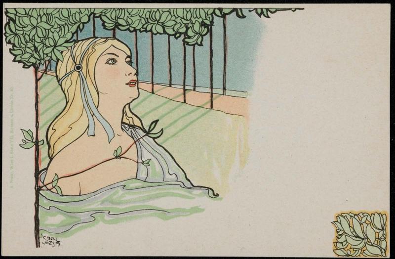 Siren with flora, from the series Sirens and Circe