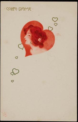 Woman in profile, from the series Lady Hearts