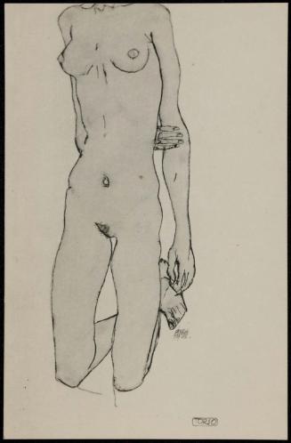 Torso of nude woman