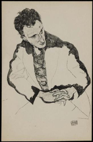 Man with hands folded