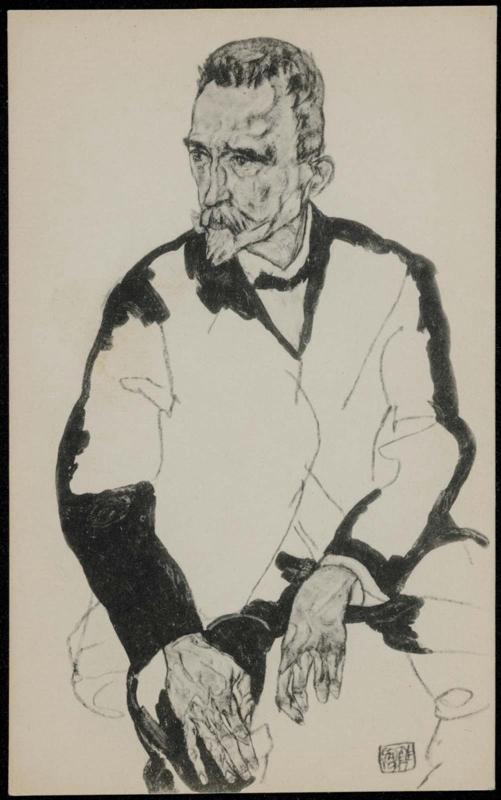 Portrait of hands and face