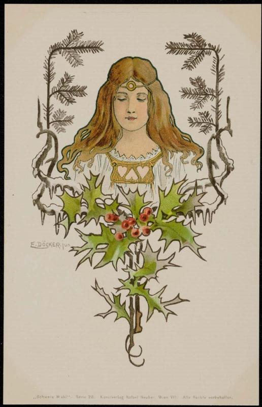 Holly leaves and berries, from the series Tough Choice