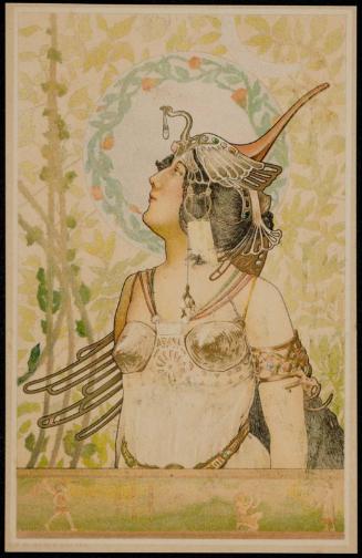 Woman warrior in white