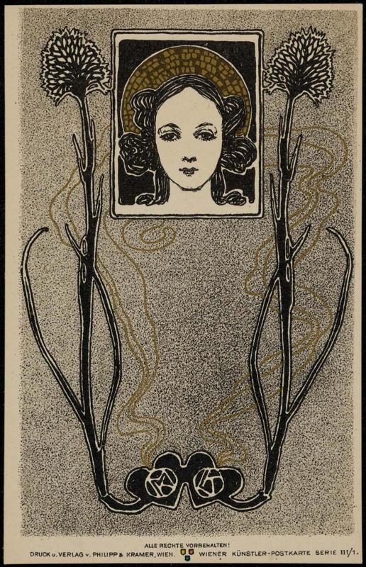 Woman with golden crown
