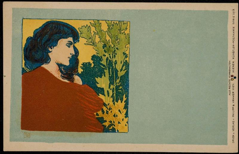 Woman in a red dress