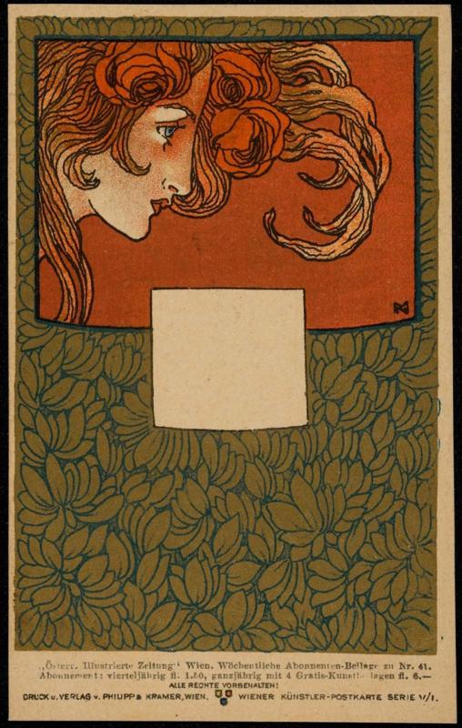 Woman with red roses in her hair