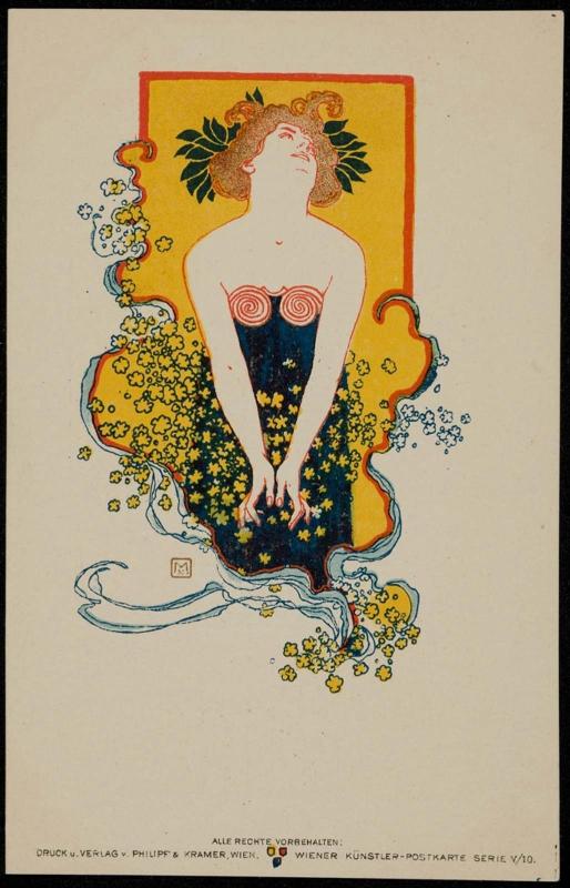 Woman on a yellow background