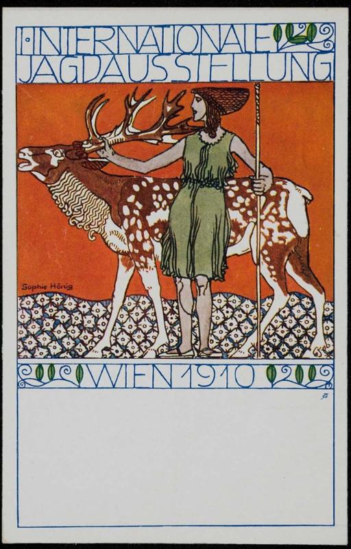 Hunter with a reindeer