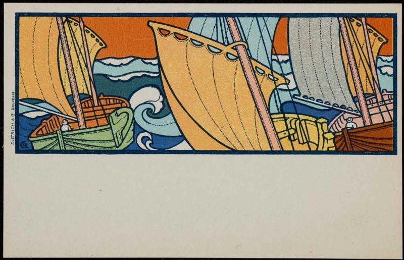 Fishing boats assail, from the series The Sea