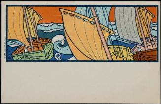 Fishing boats assail, from the series The Sea